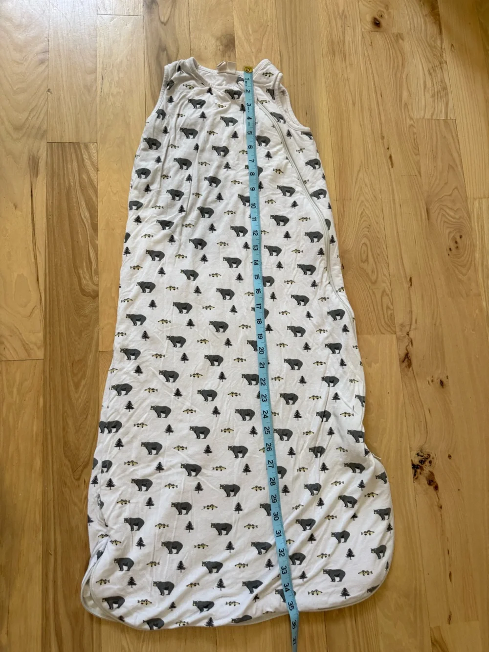 Kyte Baby Sleep Sack 1.0 tog Creek Bear/Tree/Fish Print Size 18-36 month